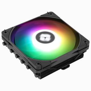 Thermalrlght AXP120-X67 Black ARGB Low Profile CPU Air Cooler with Quite 120mm TL-C12015B-S PWM Fan, 6 Heat Pipes, 67mm Height, for AMD AM4 AM5/Intel LGA 1700/1150/1151/1155/1200/2011/2066