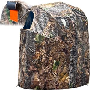 Hunting Blind 3-Panel Ground Blind with Carrying Bag Portable Hunting Ground Blinds for Deer Waterfowl Turkey Hunting