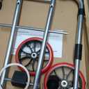 Toilet Lifting Tool - Portable Installation Jack with Foldable Cart, Heavy-Duty Wheels for Easy Toilet Repair, Move & Positioning by Plumbers