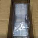 Jnnzzggu 50Pcs Square Mini Plastic Dessert Cups,3.5Oz Clear Plastic Parfait Appetizer Cup for Desserts,Appetizers,Ice Cream