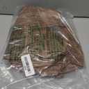 LIBERECOO Round Vinyl Fitted Tablecloth with Flannel Backing Elastic Edge Table Cover Waterproof Stain-Resistant Wipeable Tablcloths Fits 45-56" Round Tables (Walnut Wood)