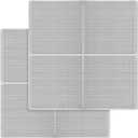 COSORI Food Dehydrator Accessories, Plastic Mesh Screens for 5 Trays CFD-P501-SUS and Other Models, BPA-Free, CRP-P501MS-WUS, 2 Pack