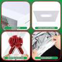 Marspark 18 Pcs 6 Set Kwanzaa Bags for Gifts 8x10'' Kwanzaa Gift Menorah Basket Boxes Empty to Fill with Gifts Blue Pull Bows Cellophane Wrapping Supplies for African American Party Favor Decorating