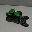 Remote Control Tractor Toys for Kids 3-5, Light Up Monster Trucks Toy for Boys 3,4,5,6,7 Year Old, Toddlers RC Farm Vehicle Toys for Ages 3-7 Years Old, Ideal Birthday Toys Gift for Boys Girls (Green)