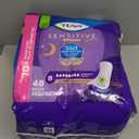Tena Sensitive Care Incontinence Pads, Bladder Control, Postpartum for Women, Overnight Absorbency, Extra Coverage, 48 Count