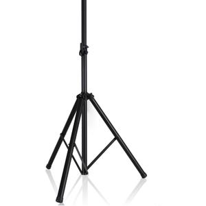 Pyle Universal Speaker Tripod Stand Mount - 6' Sound Equipment Holder Height Adjustable Up to 70 Inches For Speakers w/ 35mm Compatible Insert Perfect for Home, On Stage or In Studio Use