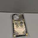 Changjia Glitter Kickstand Case for iPhone 16 Pro,Cute Luxury Bling Sparkly Rhinestones Butterfly Foldable Stand Elegant Mirror Shockproof Protective Case for Women Girls for iPhone 16 Pro 6.3", Black