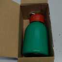 Mifoci 1 Pcs 10oz Mini Water Bottles Christmas Green Stainless Steel Slim Insulated Thermal for Hot Cold Drink Small Vacuum Portable Water Bottle for Christmas Women Gifts Travel Camping Hiking