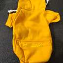 Dog Hoodie for Small Medium Large Dogs,Fleece Hoodie for Dogs with Zipper Pocket,Fall Winter Warm Cat Puppy Sweatshirts
Yellow,M)