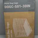 DUMOS 30 Inch Dog Crate, Foldable Puppy Small Medium Dog Cage Pet Kennel