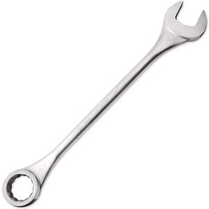 URREA 12-Point Combination Wrench - 2-3/8" Jumbo Mechanics Tool with Hot Drop Forged Construction & Satin Finish, 30"