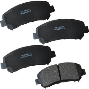 Bendix Premium SBC1374 Ceramic Front Brake Pads for Select Models Nissan Juke, Maxima, Rogue, Rogue Select, Sentra, X-Trail, Suzuki Kizashi