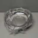 Stainless Steel Plates 9.4 Inches Metal Salad Dinner Plates Unbreakable Dinner Dishes Set for Kitchen Home Camping Outdoor Party BBQ (4 Pack)