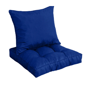 HIGOGOGO 22 x 22 Outdoor Cushions for Patio Furniture, Outdoor Seat Cushions with Resistant Waterproof Cover for Yard Garden, Blue