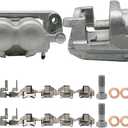 Chefull 2pcs Disc Front Brake Calipers Assembly with Bracket Fits for Ford F-250 Super Duty 2005-2012, for F-350 Super Duty 2005-2012, Front Passenger & Driver Side, 18-B5022 18-B5023