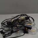 Outdoor String Lights 20FT - LED Waterproof Patio Lights Shatterproof ST38 Edison Bulbs, Connectable Hanging Vintage Lights for Outside Indoor Garden Backyard Deck Porch Party Decor (20FT(No Remote))