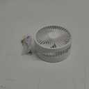 Bell+Howell MY FOLDAWAY FAN Rechargeable Fan Collapsible Fan Ultra Lightweight Portable Compact Extendable to 12" High with 2 Speed Modes As Seen On TV