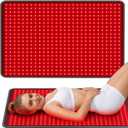 Comfytemp 41.5 x 26 Red Light Therapy Pad for Body, FSA Eligible HSA Wearable Near Infrared Light Wrap, 660nm & 850nm Light Pad for Back Joint Muscle, Gifts for Mom Women Men