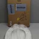Bemis 7300SLEC Slow Close Toilet Seat, Easy Clean Hinges and Durable Plastic Seat, Made in USA, Elongated, White