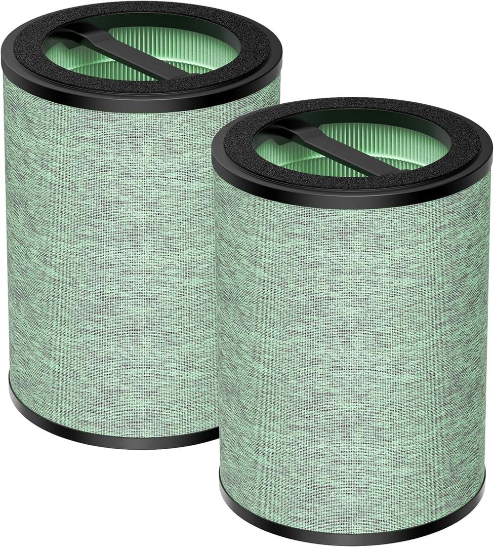 True HEPA Filter Replacement Compatible with WYZE Smart Air Purifier, 4-in-1 High-Efficiency H13 HEPA Air Filter, Standard Filter, 2 Pack