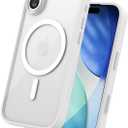 FLOLAB Surtect Tri-Fusion Magnetic for iPhone 17 Case Protective Slim Design Magsafe Compatible Military Grade - White Clear