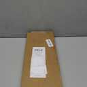 Heavy Duty Curtain Rods for Windows 66 to 120 Inch, 1 Inch White Curtain Rods for Outdoor, Farmhouse, Bedroom, Kitchen, Living Room, Adjustable Easy Install Drapery Rod (A2,White,30"-120")