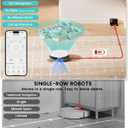 Lefant M310 Ultra Robot Vacuum and Mop, 6000Pa Suction-Slim Robotic Cleaner with ToF LiDAR Navigation, Accurate Obstacle Avoidance, WiFi/App/Alexa Control, 170min Runtime, for Pet Hair and Home