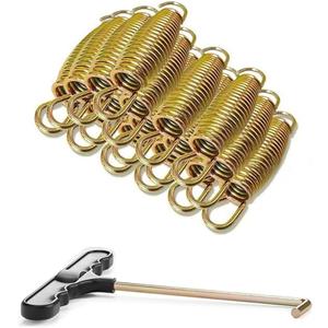 5.5 Inch Trampoline Springs Heavy Duty Stainless Steel ReplacementParts, Universal Trampoline Spring Tool, Weather-Resistant, Set of