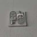 JFG RACING Dirt Bike Foot Pegs,7075 Aluminum CNC Pedals Rests for Surron Light Bee X and S/E Ride Pro S SS SR/CRF150F CRF230F 03-19/CRF250F 19-24/XR150L 15-24/KDX200 83-94-Silver