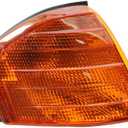 Corner Light Shell, Corner Light Housing Turn Signal Lights Shells Amber Lens/Clear Lens, Compatible with Mercedes-Benz C Class W202 1994-2000