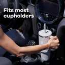 Hydro Flask Travel Tumbler with Handle, Lid and Straw - Insulated Stainless Steel in 40 Oz Agave