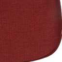 Klear Vu Gripper Non-Slip Mid Century Modern Shell Chair Cushion, Assembled in USA, Extra Thick Fill, Omega Upholstery Fabric, Set of 4 for Dining Room and Kitchen, 4 Count (Pack of 1), Flame