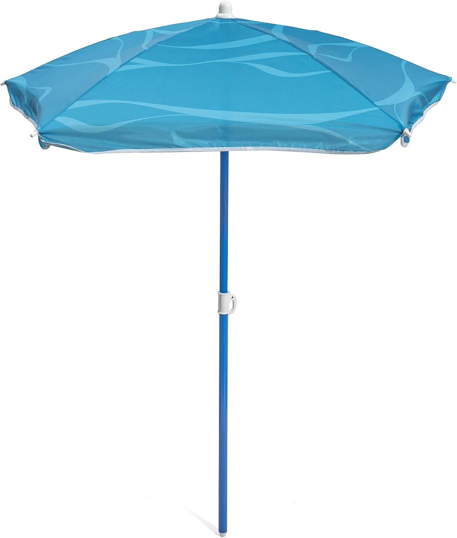 Step2 42-Inch Wave Umbrella, Kids Shade Umbrella, For Any Outdoor Activity (Blue)
