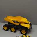 CAT Construction Massive Mover Dump Truck - Remote Control RC - Speed up to 12 mph, 6 Wheel Suspension, Heavy Load Climbing Mode - For Ages 8+