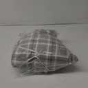 Heated Blanket Electric Throw, 50X60 Heating Throw with 6 Heating Levels & 4 Time Settings, Grey Plaid Washable Warm Soft Flannel Blanket Gift for Couch Bed Office, ETL Certified