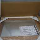 Bathroom Mirror for Wall with Wooden Frame, 20"x28" Solid Wood Vanity Mirror for Farmhouse, Bathroom, Bedroom, Vertical or Horizontal Hanging (Brown)