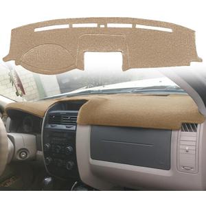 Yiz Dash Cover Mat Custom Fit for Ford Ford Escape/Mercury Mariner/Mazda Tribute Dashboard Cover Pad Carpet J178 (Beige)