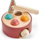 Tender Leaf Toys - Woodpecker Game - Hammering Toy Set for Baby, Educational Toddler Toys Which Develops Fine Motor Skills, Super Fun Hammer Game for Kids - 18M+