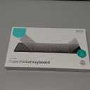 Nillkin Upgraded Foldable Bluetooth Keyboard with Touchpad & Number Pad, Portable Wireless Keyboard for Travel, Pocket-Sized, Full Size Keys, Support 3 Devices for iPad Laptop Tablets Phone, Green