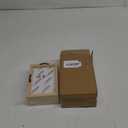 Egofine 4x6 Floating Frames Set of 2, Double Plexiglass Picture Frame, Made of Solid Wood Display Any Size Photo up to 4x6, Wall Mount or Tabletop Standing, Natural Wood