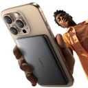 LISEN 0.3 Ultra Slim MagSafe Portable Charger iPhone,Alloy 5,000mAh Wireless Charge Card Phone Charger,Slim MagSafe Battery Pack,Magnetic Power Bank for iPhone 16e Pro Max/15/14/13/12,Gray