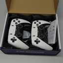 Retro Gaming Console, 20,000+ Retro Game Stick, 4K HD HDMI TV Game Stick, Built-in Classic Video Games 23 Emulators Plug & Play Game Console for TV with 2 Wireless Controllers (Black)