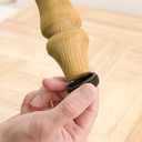 Super Sliders Secure Grip Formed Felt Movers for Furniture to Protect Hard Surfaces, 1.5", Brown (20 Pack)