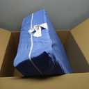 DMI Firm Leg Wedge Pillow for Back Pain Relief (FSA Eligible), High-Density Foam, Bed Wedge Pillow For Legs Elevation, Knee Pain, Post Surgery Pillow, Circulation and Swelling, Pregnancy, Blue