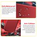 MOCADIA Carrying Case for Switch 2 ,Travel case for Nintendo Switch 2 (2025) NS2 Carrying Case Game Protector Hard Shell Bag with 24 Game and Host Card Slots & Accessories Storage Bag (Red White)