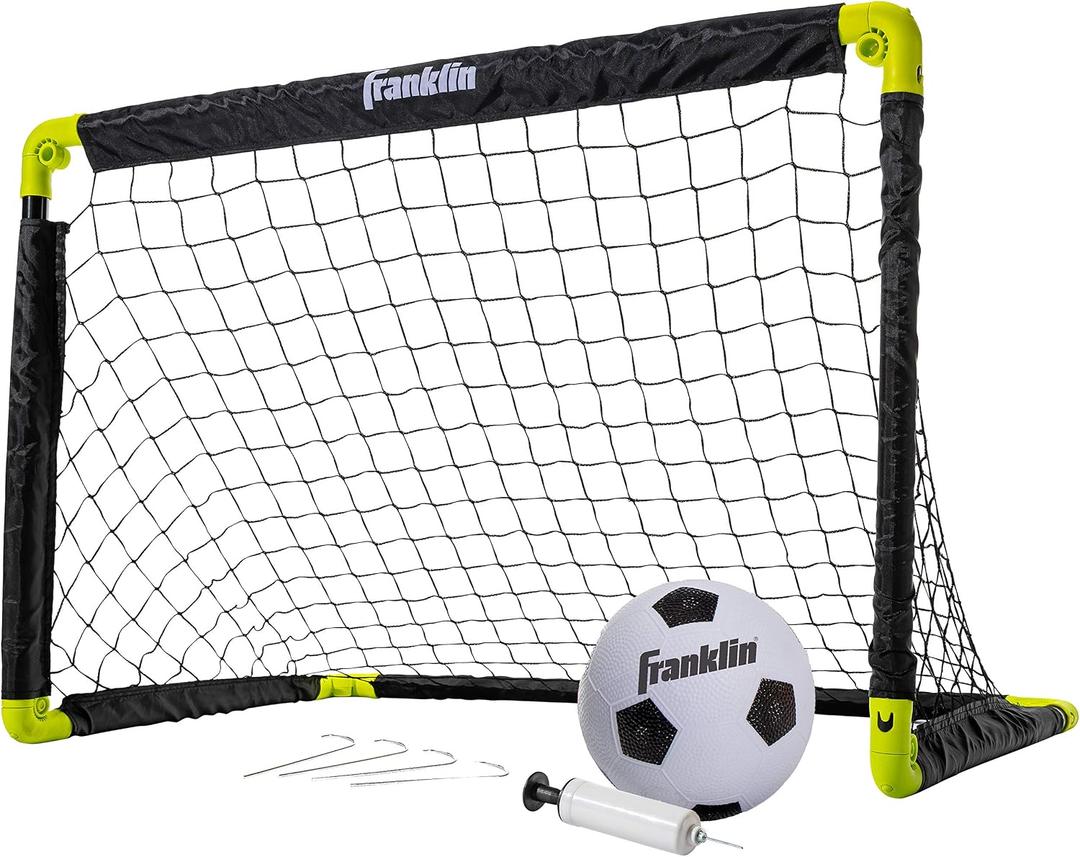 Franklin Sports Mini Soccer Goal with Ball and Pump