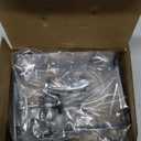 Stocking Hangers for Mantel, 4 Pcs 2 In 1 Adjustable Fireplace Christmas Stocking Holder, No-Drill, Easy to Install Garland Hanger for Christmas Decorations, Fits 0.1-3.5 Mantles (Black, 4)