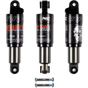 CNCLOL Mountain Bike Rear Shock 120mm/125mm/150mm/165mm/185mm/190mm/200mm,Bicycle Shock Absorber- Hydraulic Rear Suspension Shock for Mtb/Mtn/ebike/Dmn. (165mm x 750lbs)