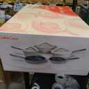 Ceramic Cookware Set Nonstick Pots and Pans Set with Lid PFAS-Free Non Toxic Cookware Set with Advanced G7 Ceramic Coating, Oven Safe Up To 500°F, Quick & Even Heat Distribution, Ivory