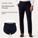 Alton Lane Mercantile Trouser Tailored Fit - Premium Quality Suit Pants for Men, Stylish and Elegant Formal Suit for Men (Black)